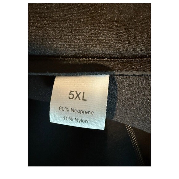 Seaskin Plus Size 3mm Shorty Wetsuit Men 5X-Large 5XL Black Neoprene Wet Suit - Picture 2 of 9